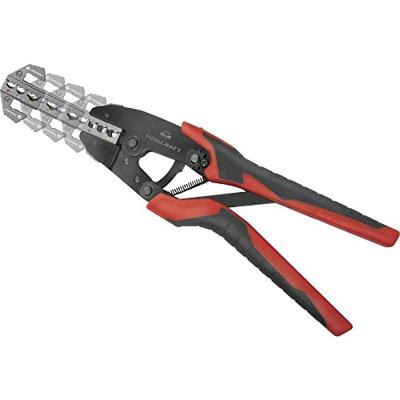TOOLCRAFT PZ-507 1365635 Krimptangset 439-delig Kabelschoenen, Platte stekkers, Platte insteekhulzen, Doorverbinders, Adereindhulzen 0.5 tot 16 mm²