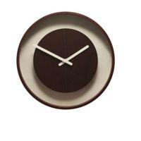 NeXtime klok 3046br wood loop, ø30 cm, wall, dark wood - thumbnail