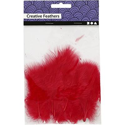 Creativ Company Dons, afm 5-12 cm, rood, 15 stuk/ 1 doos