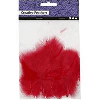 Creativ Company Dons, afm 5-12 cm, rood, 15 stuk/ 1 doos - thumbnail
