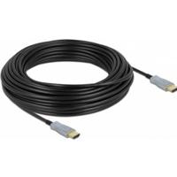 Delock 85015 HDMI-kabel HDMI Aansluitkabel HDMI-A-stekker 20 m Zwart 4K UHD, Vergulde steekcontacten - thumbnail