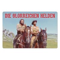 Bud Spencer & Terence Hill Tin Sign Die glorreichen Helden 20 x 30 cm - thumbnail