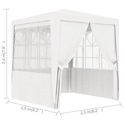 VidaXL Partytent met zijwanden professioneel 90 g/m² 2,5x2,5 m wit VidaXL Partytent met zijwanden professioneel 90 g/m² 2,5x2,5 m wit