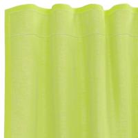 Gordijnen voile met roedezakken 2 st appelgroen - thumbnail