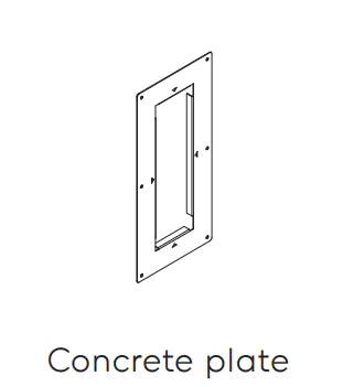 Kreon - Concrete plasterkit for side in-line 40 x 100