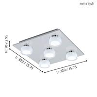 Eglo Badkamer plafondlampRomendo 1 - 96544 - thumbnail
