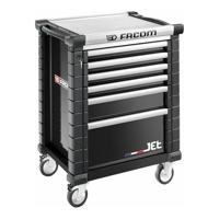 Facom jet+ gereedschapswagen 6 laden m3 zwart - thumbnail