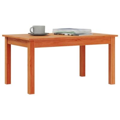 Salontafel 80x50x40 cm massief grenenhout wasbruin