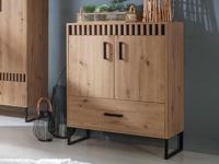 Commode LAMINE 2 deuren 1 lade artisan eik - thumbnail