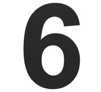 Formani Basics LBHN100 huisnummer - mat zwart - thumbnail