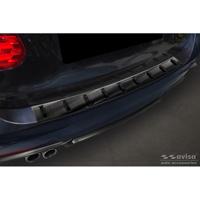 Zwart RVS Bumper beschermer passend voor BMW 3-Serie (F31) Touring (incl. M-Pakket) 2012-2015 & AV254002 - thumbnail