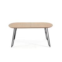 Kave Home Uitschuifbare Ovale Eettafel 'Novac' 140 - 220 x 90cm - thumbnail