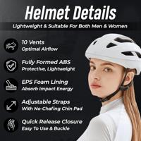 CRNK helm angler wit glossy m 53-57cm - thumbnail