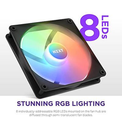 NZXT F140 RGB Core Computer behuizing Ventilator 14 cm Zwart 2 stuk(s)