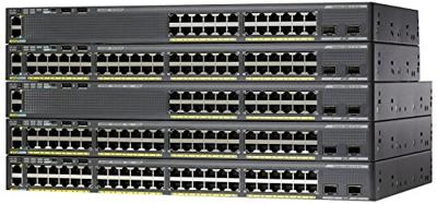 Cisco Catalyst 2960-XR L2 Managed Gigabit Ethernet (10/100/1000)-Power Over Ethernet (PoE) zwart