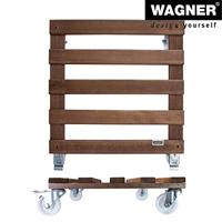 Wagner 20087001 Transportroller Hout Laadvermogen (max.): 250 kg 450 mm x 450 mm x 130 mm - thumbnail