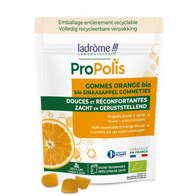 Ladrôme Propolis Sinaasappel Gommetjes Bio