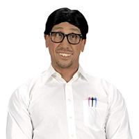 Bril karakter zwart - thumbnail