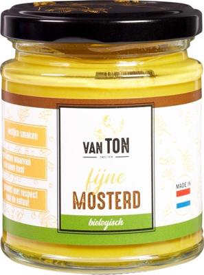 Van Ton Mosterd fijn bio 170 Gram Van Ton Mosterd fijn bio 170 Gram