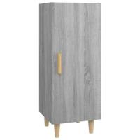 Dressoir 34,5x34x90 cm bewerkt hout grijs sonoma eikenkleurig - thumbnail