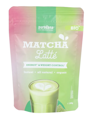 Purasana Matcha Latté Poeder Purasana Matcha Latté Poeder