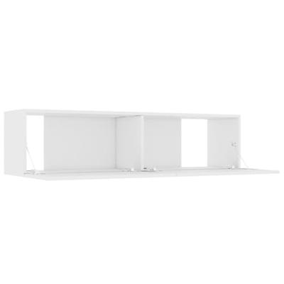 Tv-meubel 120x30x30 cm spaanplaat wit
