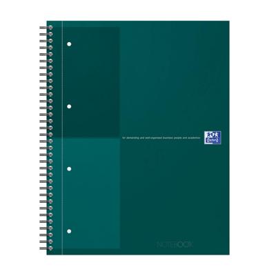 Spiraalblk oxf international notebk a4+ lijn groen Spiraalblk oxf international notebk a4+ lijn groen