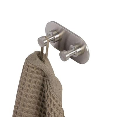 Geesa Nemox Handdoekhaak dubbel RVS geborsteld 916515-05