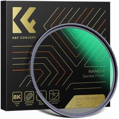 K&F Concept 1/4 black mist filter Nano X 46mm - waterdicht en krasbestendig