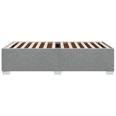 Bedframe zonder matras 100x200 cm stof lichtgrijs