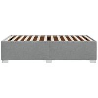 Bedframe zonder matras 100x200 cm stof lichtgrijs - thumbnail