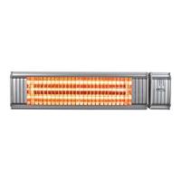 Eurom Golden 2000 Amber Smart Patioheater Terrasverwarmer Grijs - thumbnail