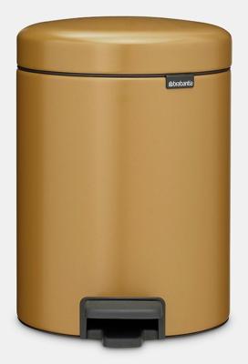 Brabantia Pedaalemmer NewIcon 5 liter Warm Gold