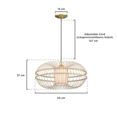 Westinghouse 6125540 - Hanglamp Tulcea