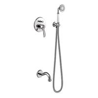 Badmengkraan Tres Clasic Inbouw Set Incl. Handdouche Chroom - thumbnail