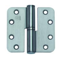 BSW kogelstiftpaumelle - BB 807 GV RD - 89x89x3 mm - draairichting 1 - afgeronde hoeken - gegalvaniseerd - thumbnail