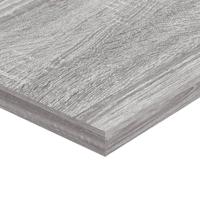 Wandschappen 4 st 60x20x1,5 cm bewerkt hout grijs sonoma eiken - thumbnail