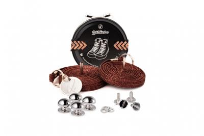 Quickshoelaces Casual collection 120 cm lang brons