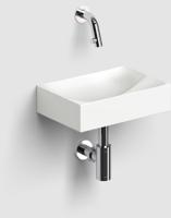 Clou Vale Fontein 28x19x7 cm Mat Wit - thumbnail