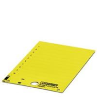 Phoenix Contact 0828891 US-EMLP (27X12,5) YE Apparaatmarkering Montagemethode: Plakken Markeringsvlak: 27 x 12.10 mm Geel Aantal markeringen: 300 10 katernen - thumbnail