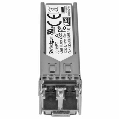 .com HP JD119B compatibel SFP - Gigabit glasvezel 1000Base-LX SFP ontvanger module - SM LC - 10 km - 1310 nm- DDM  DOM - SFP (mini-GBIC) transceivermodule (gelijk aan: HP JD119B) - GigE