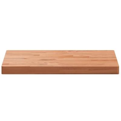 Tafelblad rechthoekig 60x40x4 cm massief beukenhout
