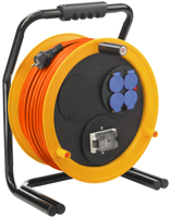 Brennenstuhl Brobusta FI IP44 kabelhaspel voor nijverheid/bouw | 25m | H07RN-F 3G2,5 FR - 1311254 - thumbnail