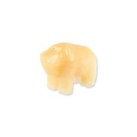 Bizon van Edelsteen Calciet Geel - thumbnail