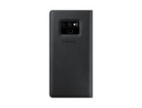 Leather Cover - Flip cover voor mobiele telefoon - kalfsleer - zwart - voor Galaxy Note9, Note9 Enterprise Edition, Note9 Ultimate Edition - thumbnail