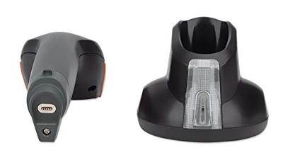 Manhattan Wireless 2D Wireless 2D-barcodescanner Radiografisch 1D, 2D CCD Zwart, Oranje Handmatig incl. standaard USB-A