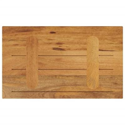 Tafelblad rechthoekig 40x30x3,8 cm massief mangohout
