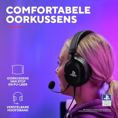 Trust GXT 498 FORTA Gaming Headset voor PS5 Headset Zwart