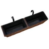 Plantenbakken 2 st waterhyacint bruin - thumbnail