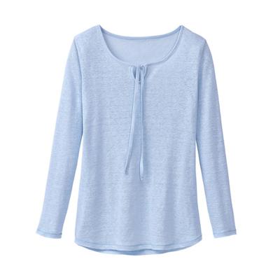 Linnen shirt, lichtblauw 44 Linnen shirt, lichtblauw 44